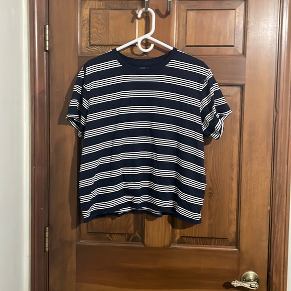 L.L. Bean Tops - L.L. Bean Cropped striped t shirt